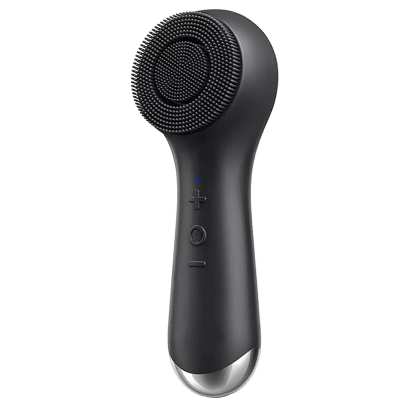 AA20-Face Scrubber Facial Cleansing Brush,Vibration With Automatic Foaming, Silicone Electric Exfoliator For Men Women