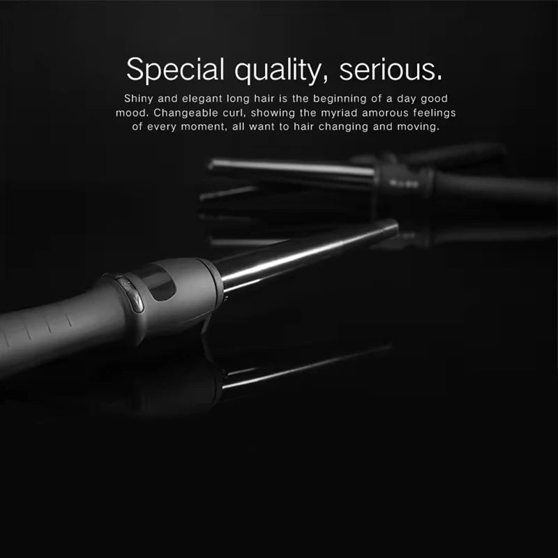 Factory Quick Heating Auto Curling Aluminum Alloy Hair Curler Barrel Curling Iron  AC Motor 65W Power Multi-Use