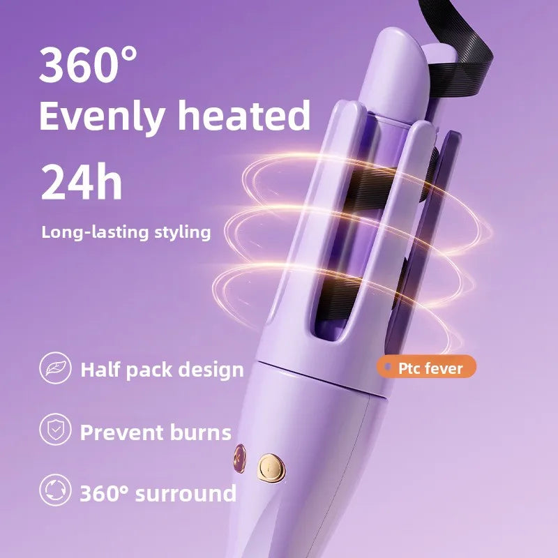 New Automatic Curling Iron Curling Straight Dual-purpose Splint Electric Rotating Curling Hair Negative Ion Comb