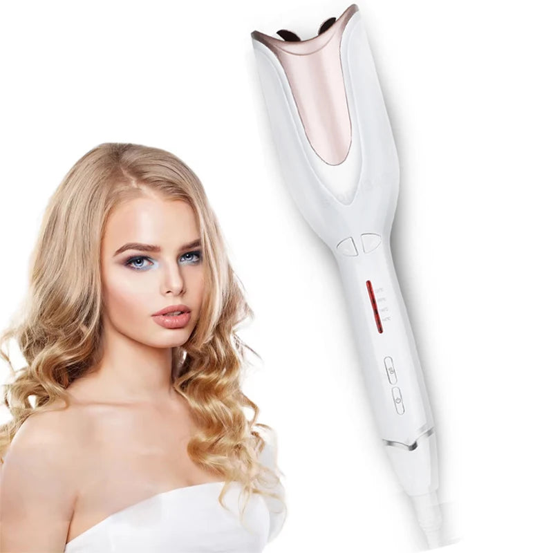 Auto Hair Curling Iron Ceramic Rotating Air Curler Air Spin Wand Styler Curl Machine Magic Hair Curler