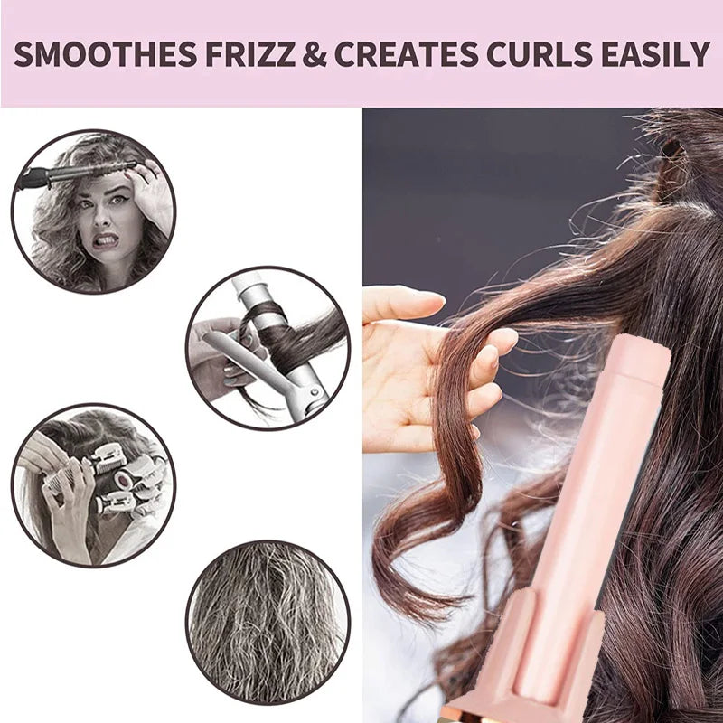 Automatic Hair Curler Stick Negative Ion Electric Ceramic Curler Fast Heating Rotating Magic Curling Iron Hair Care Styling Tool