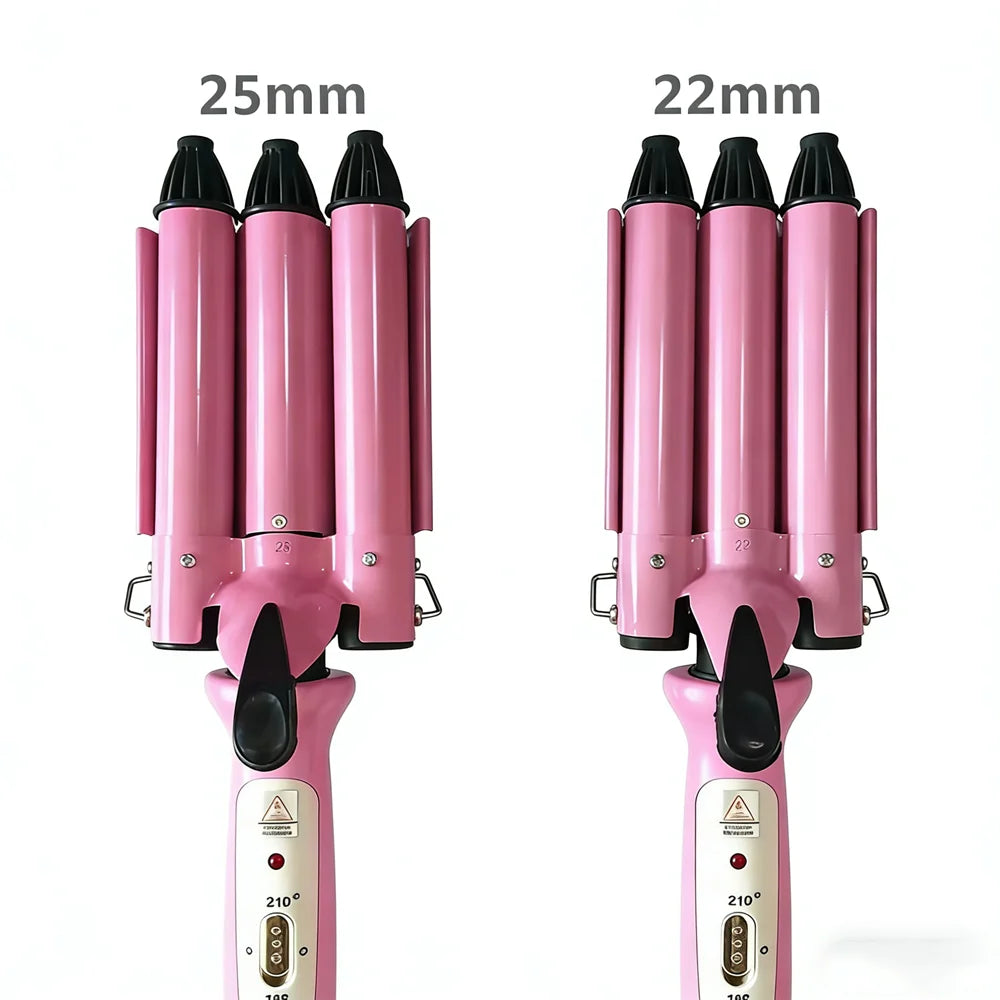 Professional Curling Iron Ceramic Triple Barrel Hair Styler Hair Waver Styling Tools 110-220V Hair Curler Electric Curling