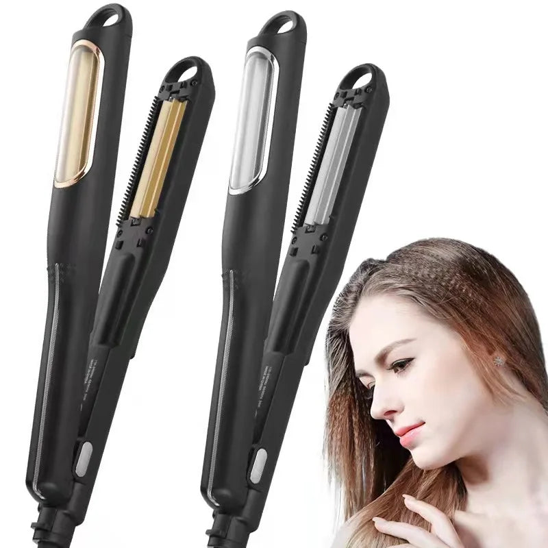 Heating Styling Tools Rotating Hair Brush Hair Clips Crimping Hair Iron Corrugated Hair Crimper Flat Iron Curler Hair Wavy