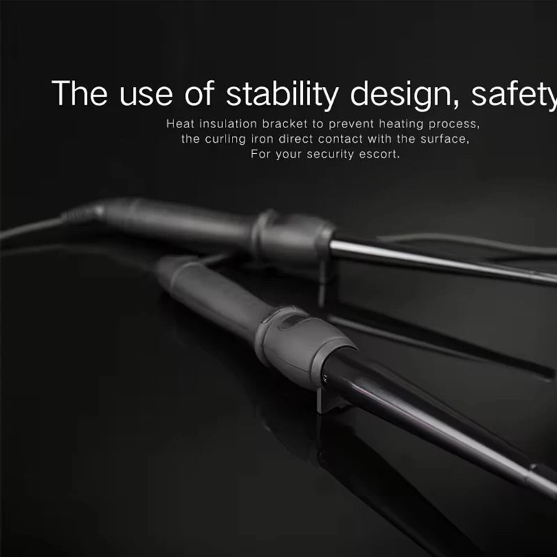 Factory Quick Heating Auto Curling Aluminum Alloy Hair Curler Barrel Curling Iron  AC Motor 65W Power Multi-Use