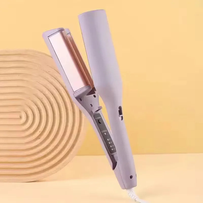 32mm French Hair Curler Wave Professional Egg Roll Hair Curling Iron Corrugated Wavy Styler Fast Heating Volumizing Styling Tool
