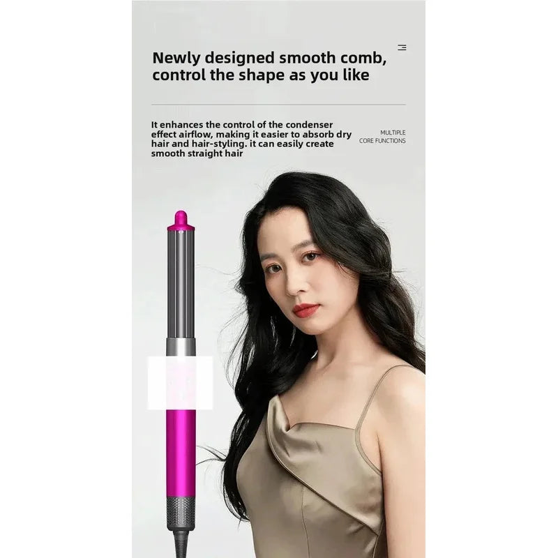 New 7-in-1 Multi-Function Hair Dryer Curling Iron Straightener Hot Air Comb Styling Kit Salon-like Results at Home Haircurlers