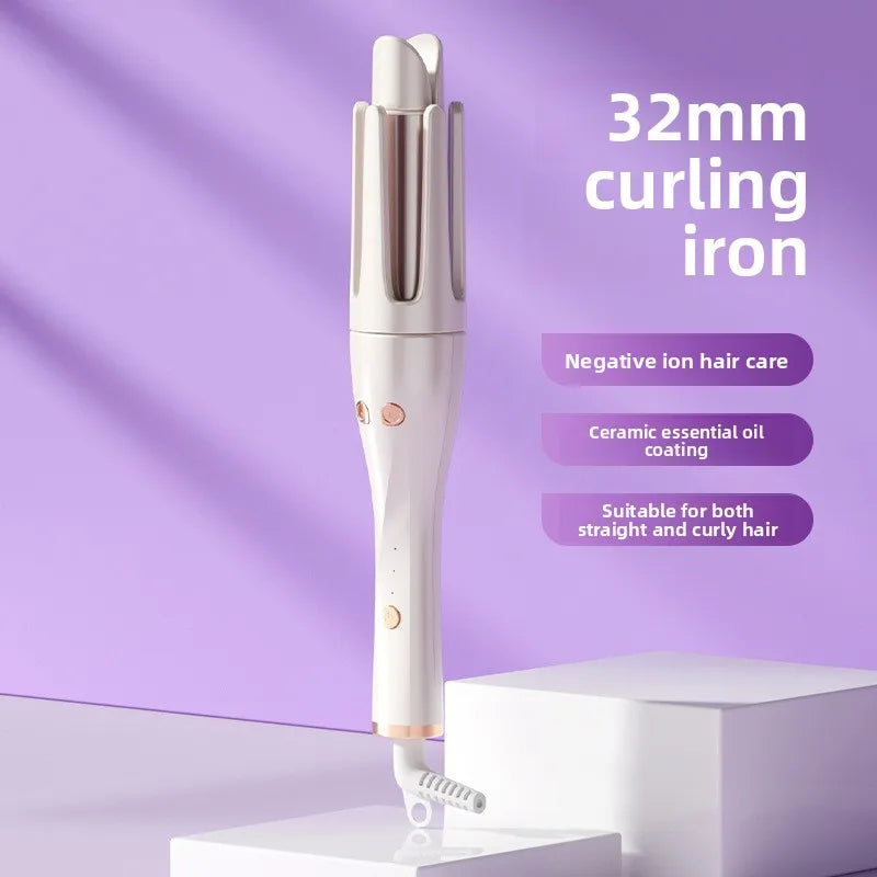 New Automatic Curling Iron Curling Straight Dual-purpose Splint Electric Rotating Curling Hair Negative Ion Comb