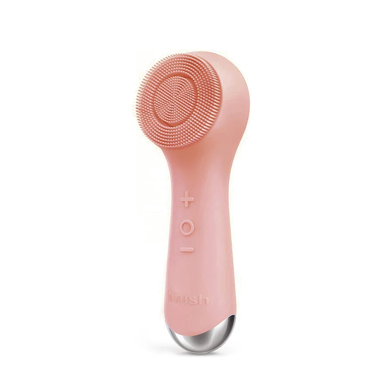 USB Charging Facial Brush, 360° Rotating Facial Cleaner, Silicone Facial Cleansing Brush, Facial Massager Vibration Massage