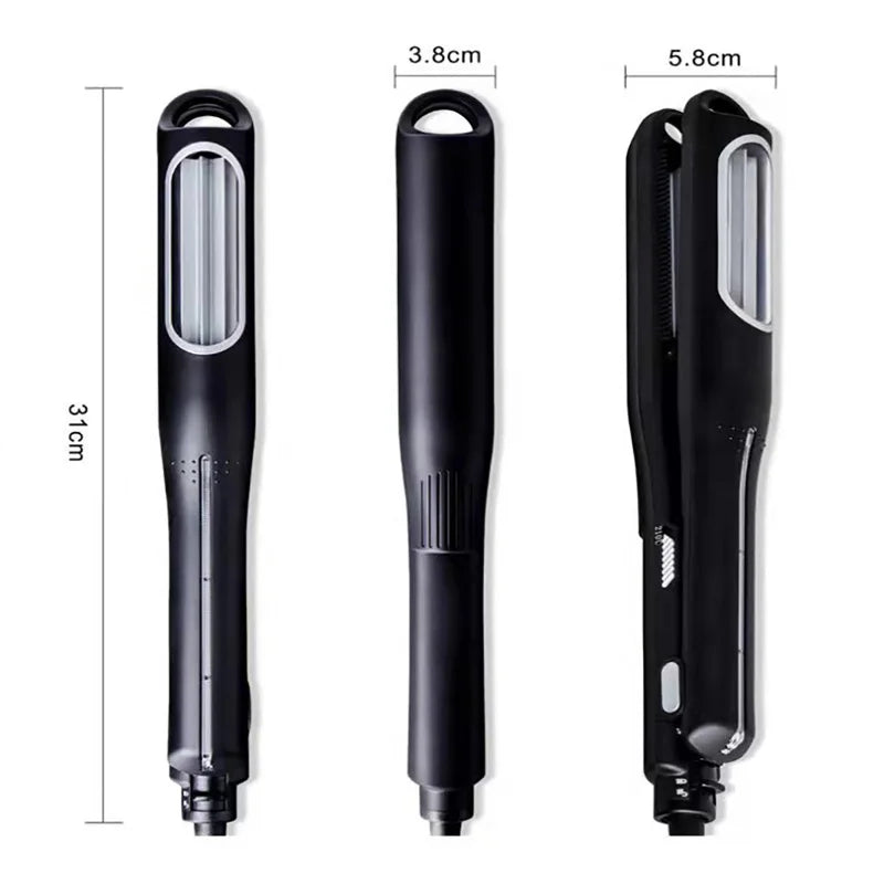 Heating Styling Tools Rotating Hair Brush Hair Clips Crimping Hair Iron Corrugated Hair Crimper Flat Iron Curler Hair Wavy