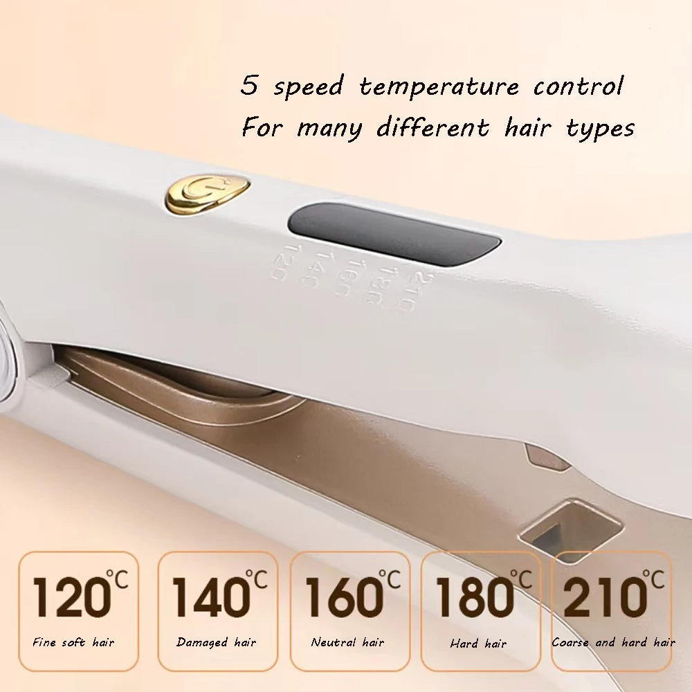 Electric Hair Curle Hair Styling Tools 13MM Flat Iron Hair Water Ripple Curling Iron Beach Waves Corn Perm Splint