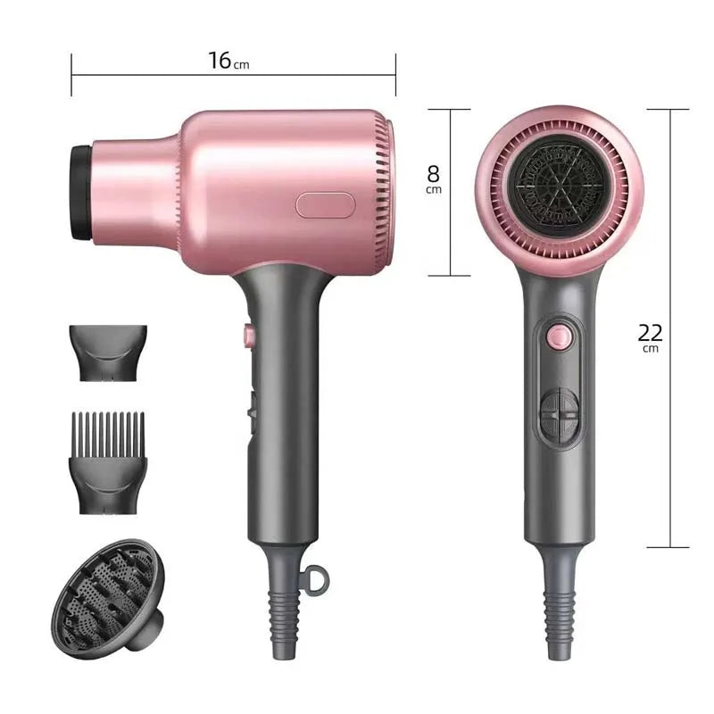 Custom Professional 1875W BlowDryer Strong Power Quick Drying Salon DC Motor Hair Dryer With Detachable Cover