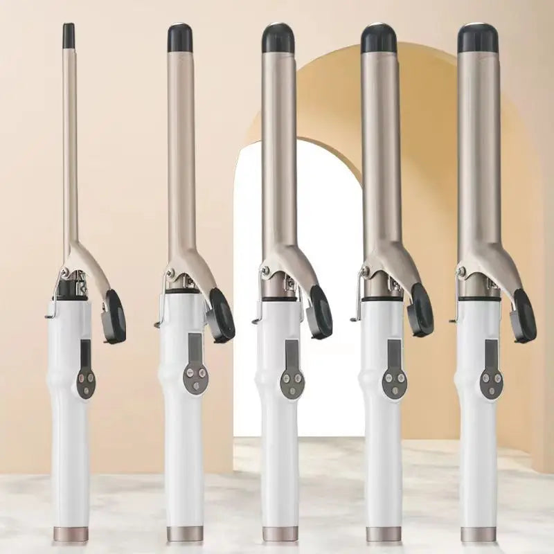 Hair Curlers Waves Electric Professional Ceramic Hair Curler Lcd Curling Iron Roller Curls Wand Waver Fashion Styling Tools